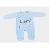 Personalized long sleeve baby romper